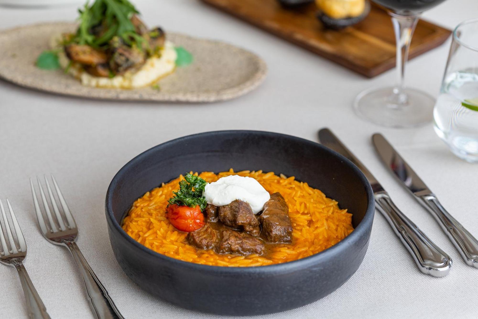 Hotel Du Lac Congress Center & Spa Ioannina Ngoại thất bức ảnh A plate of couscous